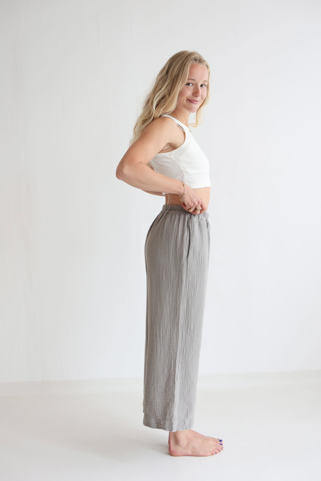 Casual Musselin Pants Petite