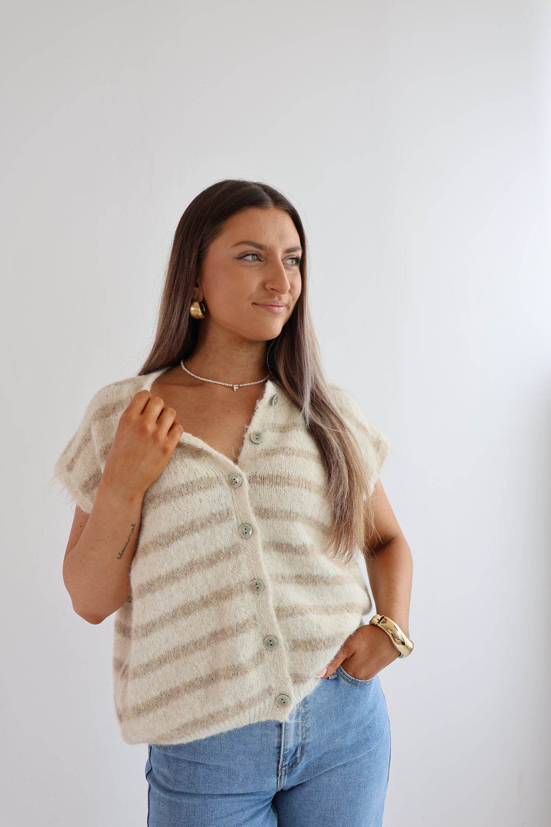 Gestreifte Weste Cosima