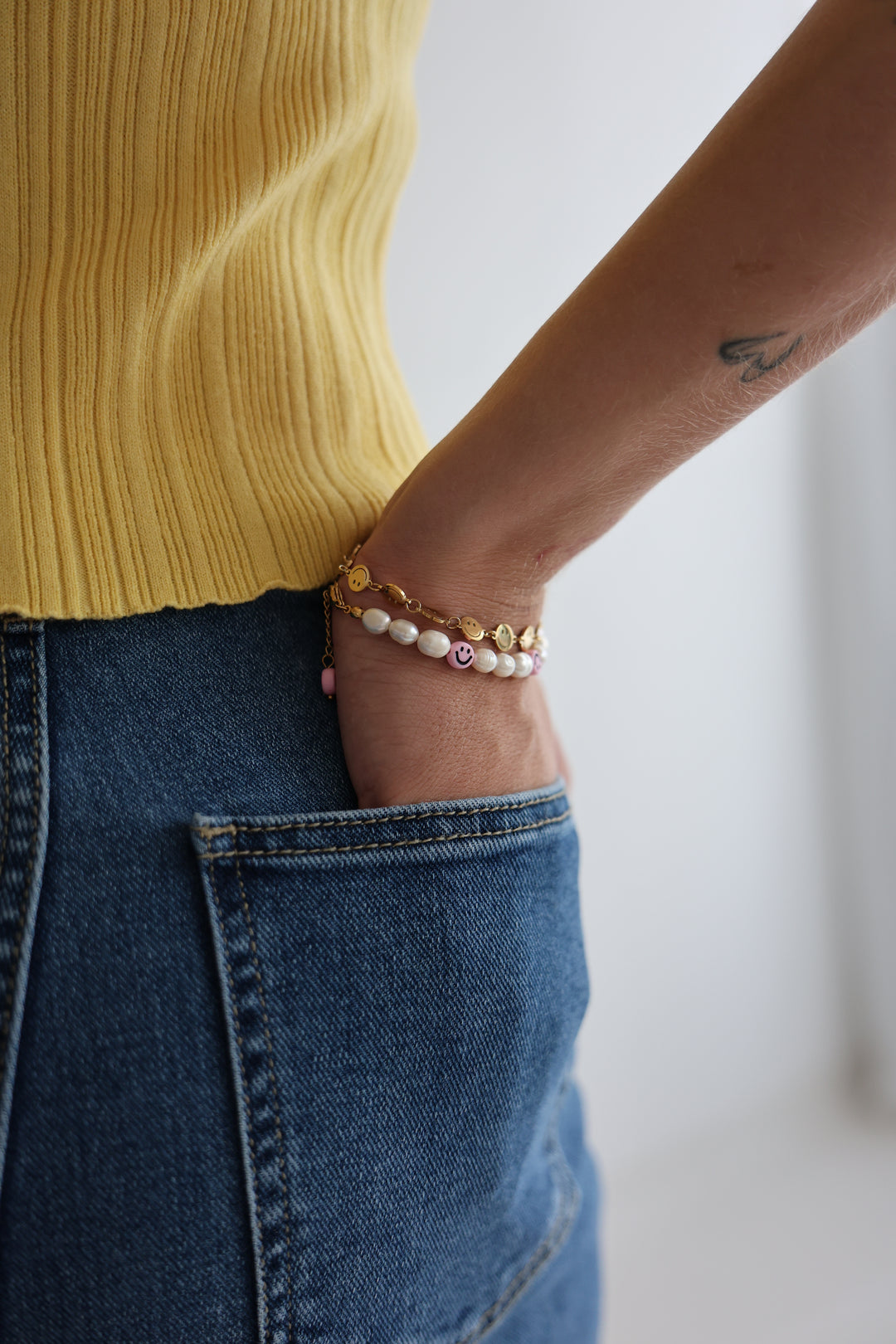 Smiley Charm Armband