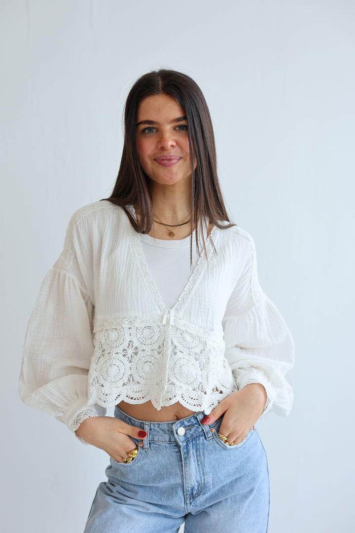 Crochetbluse Palma