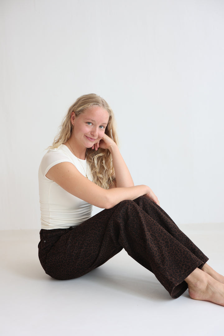 After Dark Animal Straight Fit Jeans