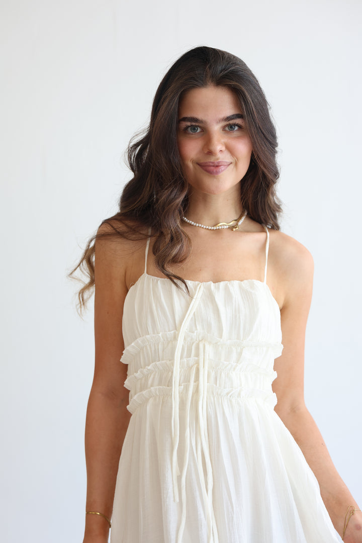 Smocked Cami Midi Dress