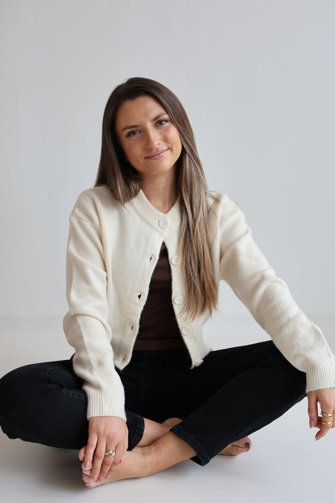 Cropped Cardigan Cozy Snuggle