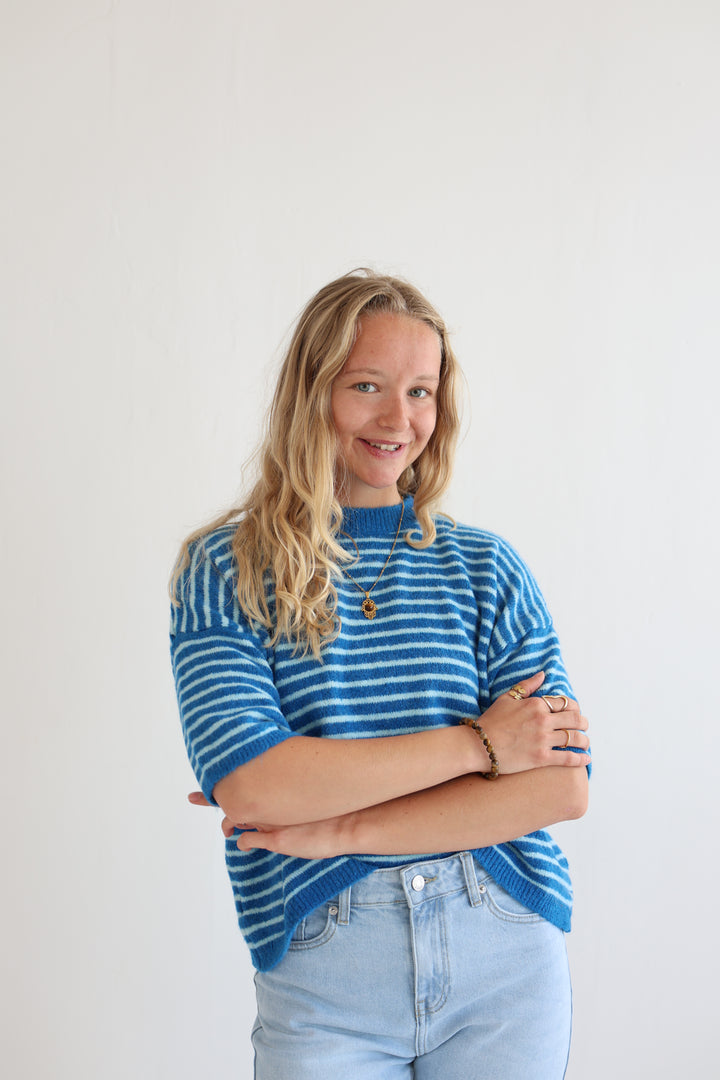 Short Striped Knit