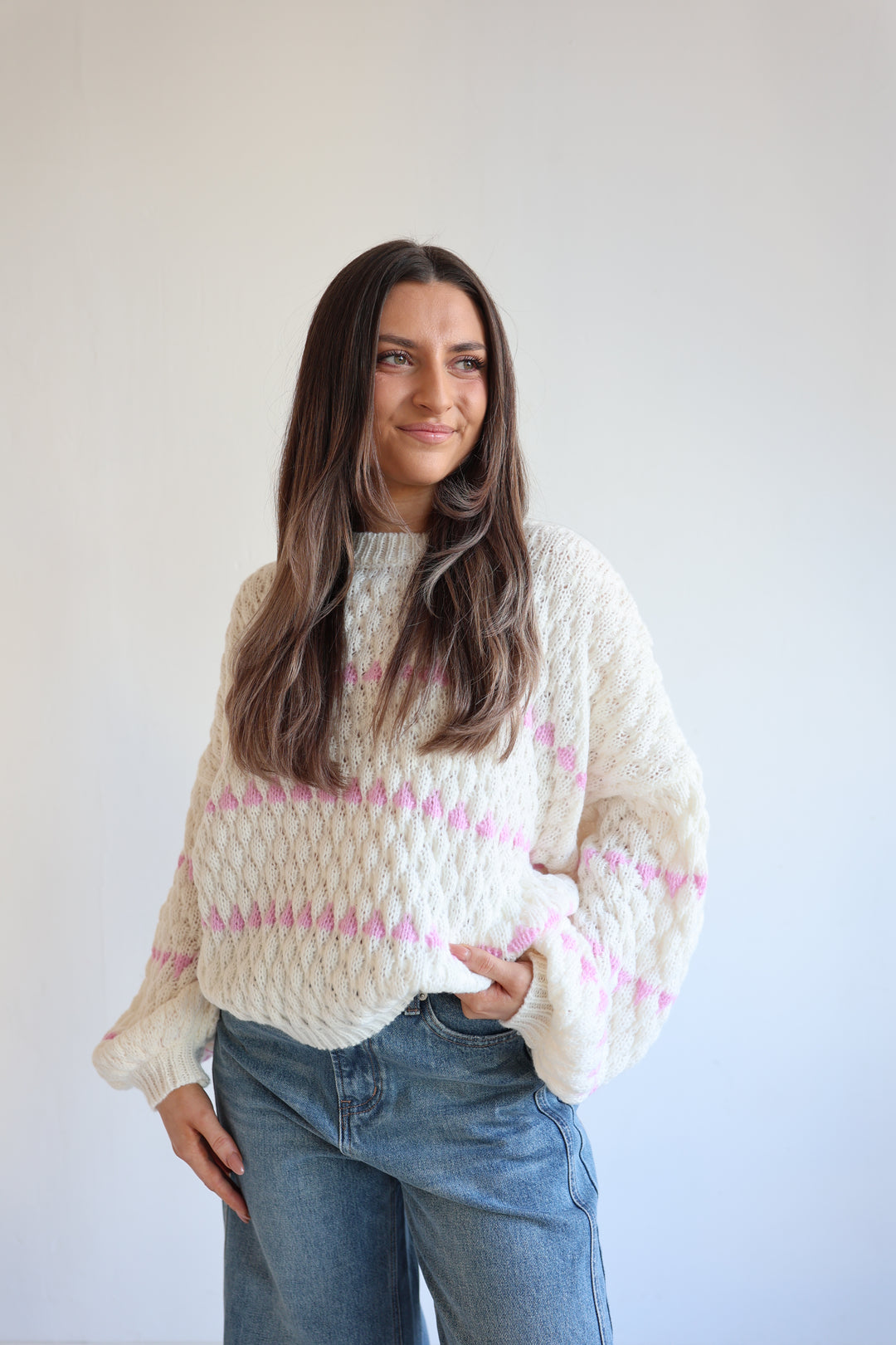 Bubble Knit Pullover