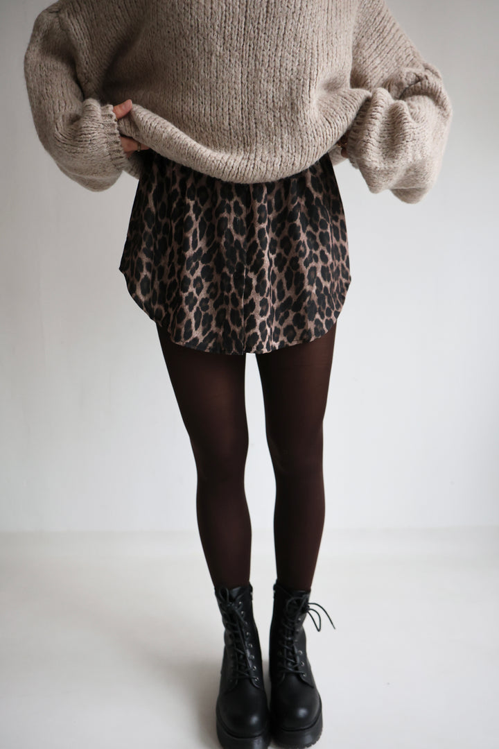 Blusenrock mit Leoprint