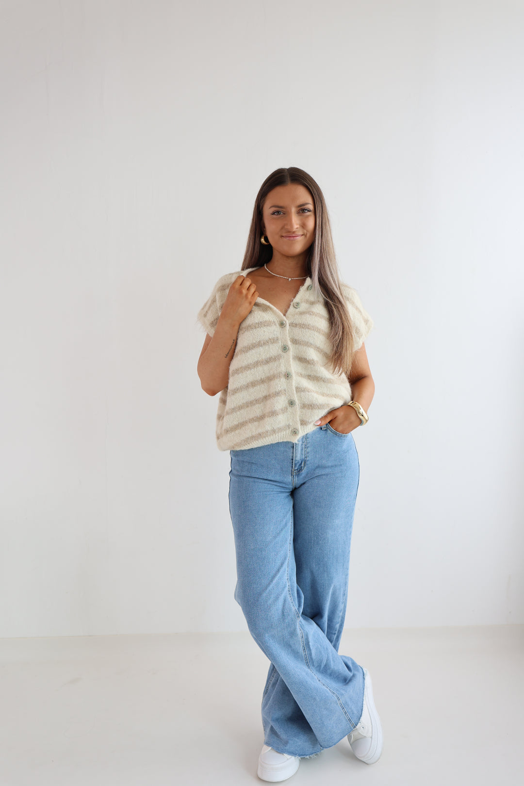 Gestreifte Weste Cosima