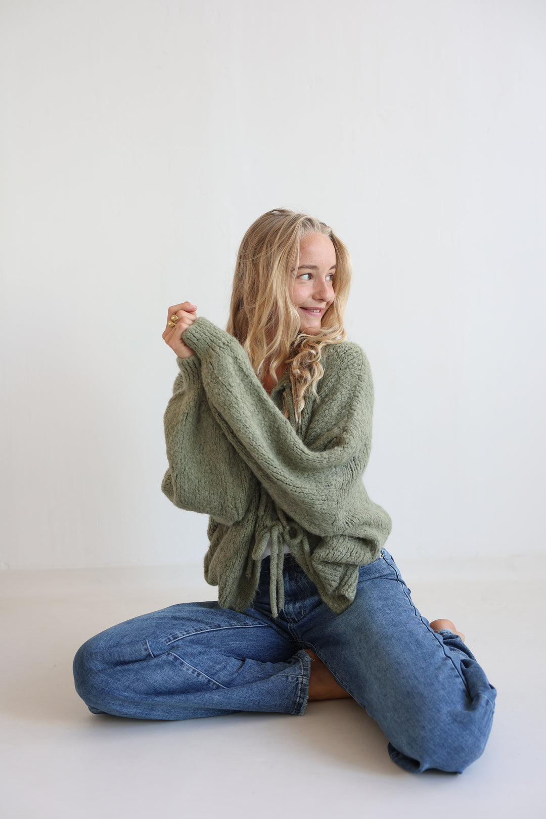 Langarm Cardigan mit Schleifen Lilly
