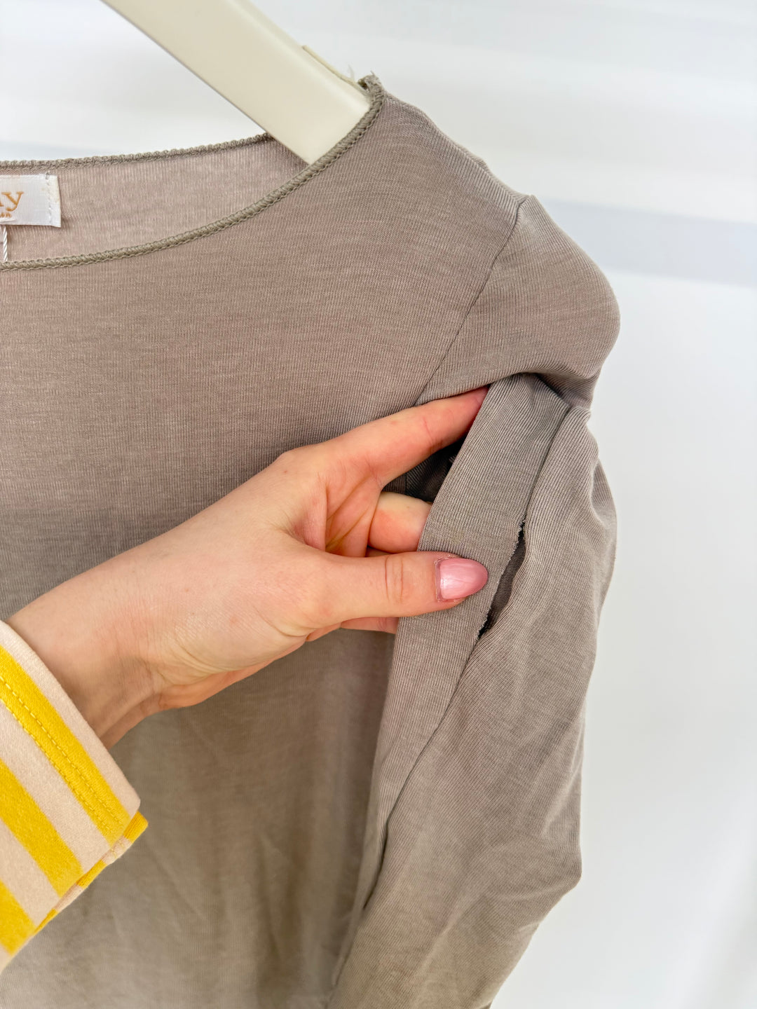 INFINITY COMFORT LONGSLEEVE GR.S/36 TAUPE (B-WARE)