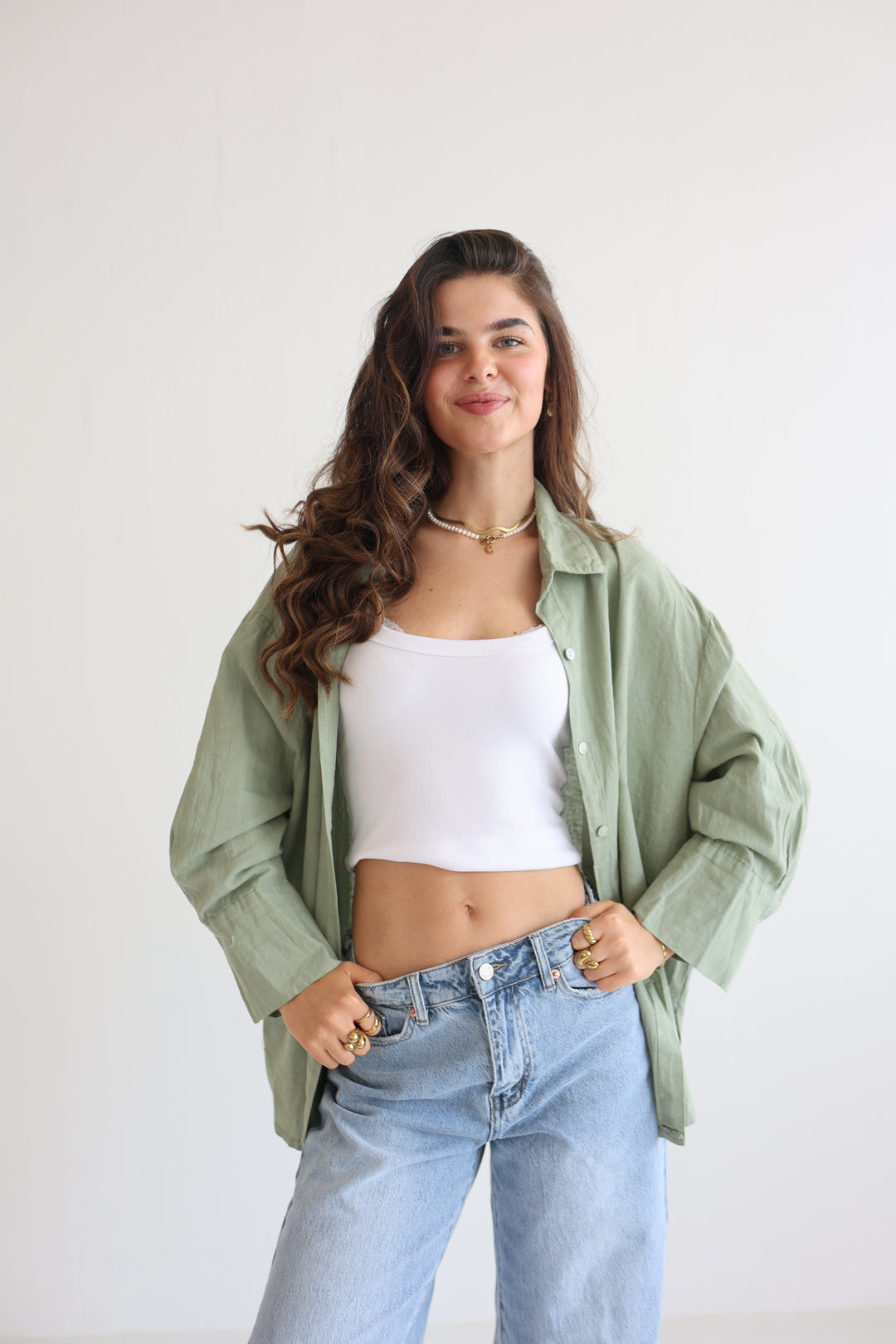 Classic Oversized Cotton Hemd