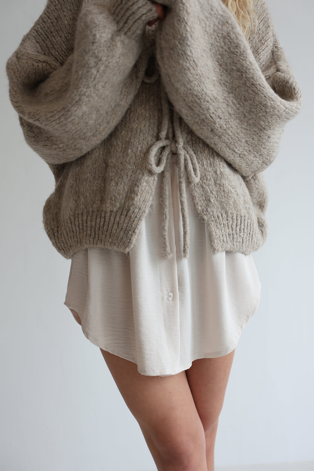 Einfarbiger Blusenrock