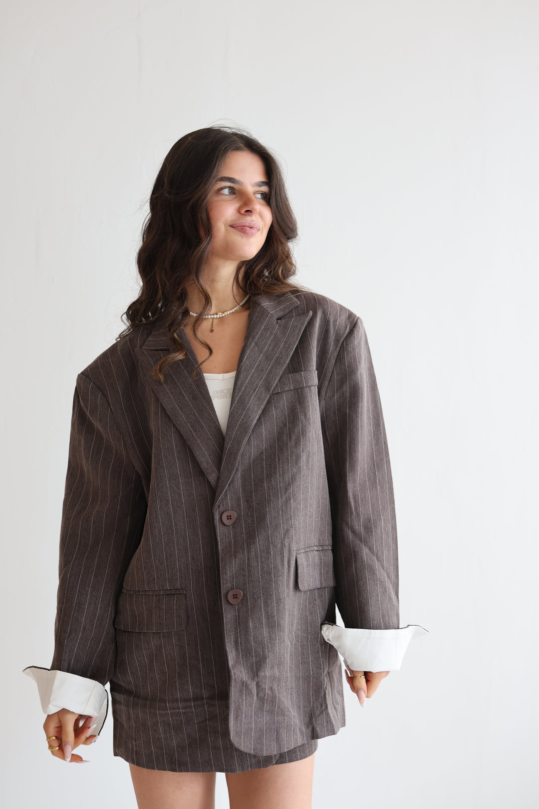 Manhattan Pinstripe Blazer