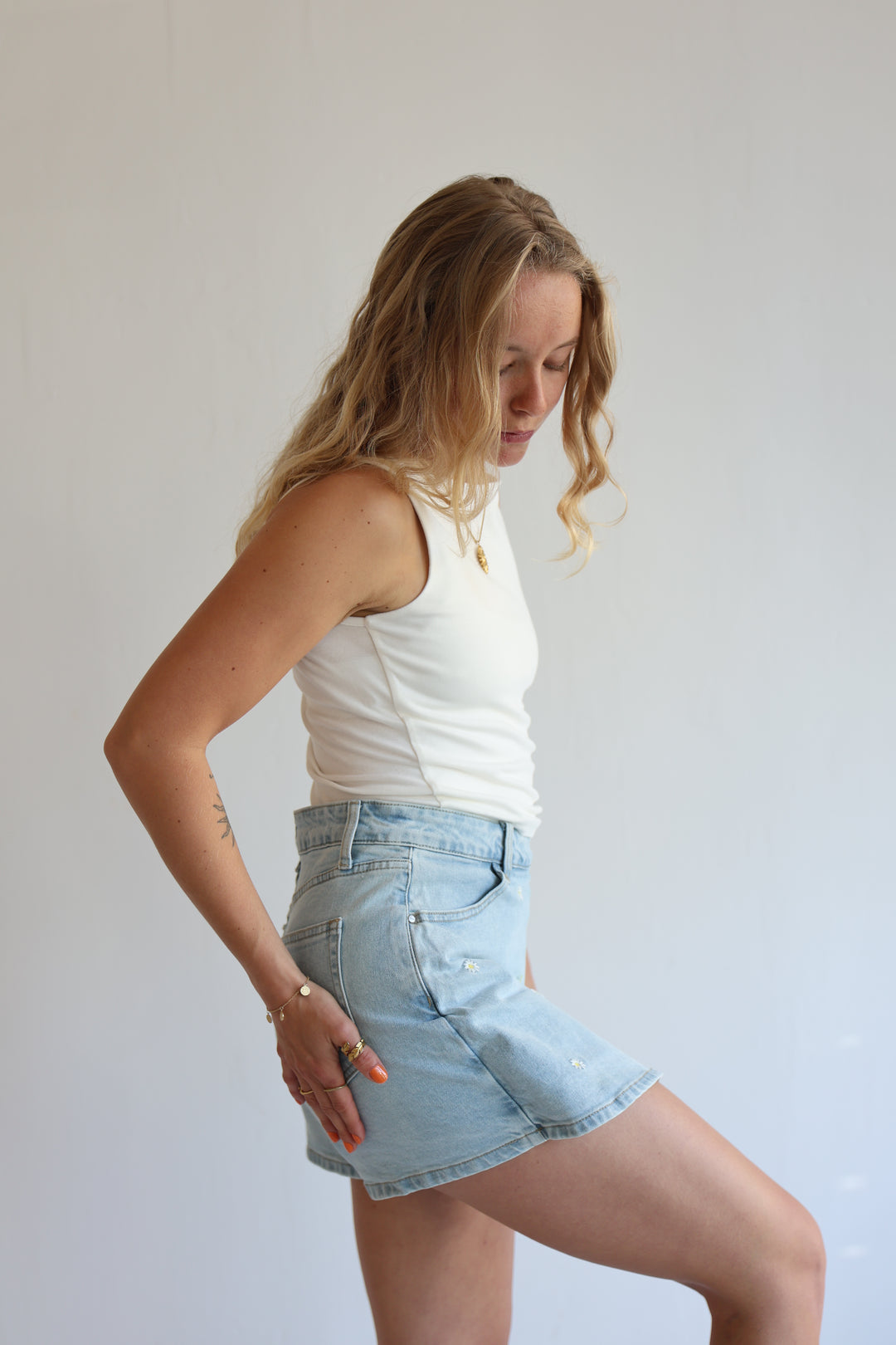 Jeans-Hosenrock Cute Daisy