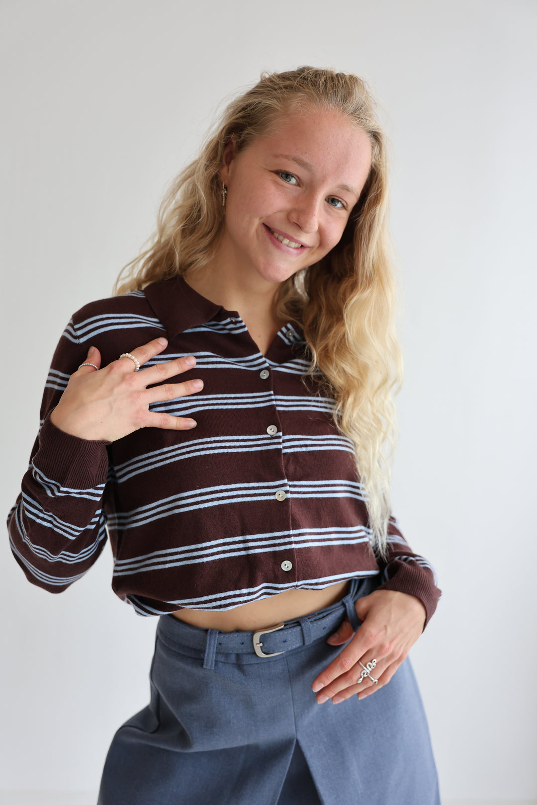 Long Striped Polo Ella