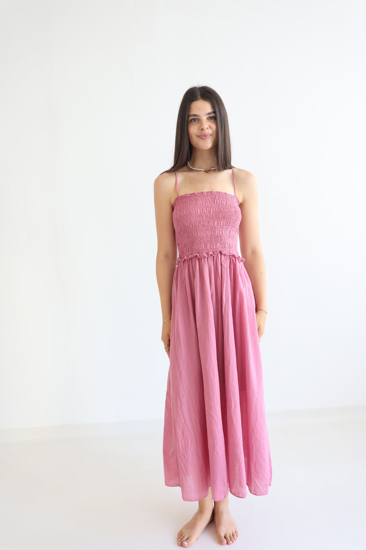 Soft Horizon Cotton Dress