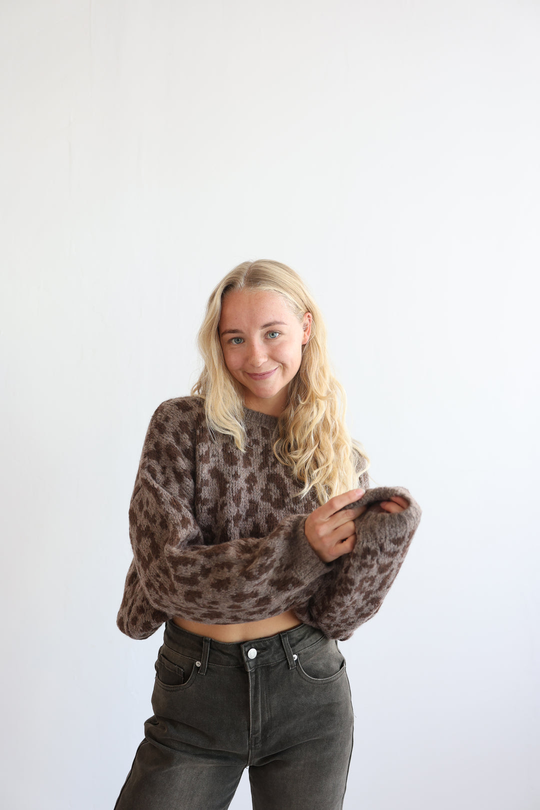 Pullover Soft Leopard Knit