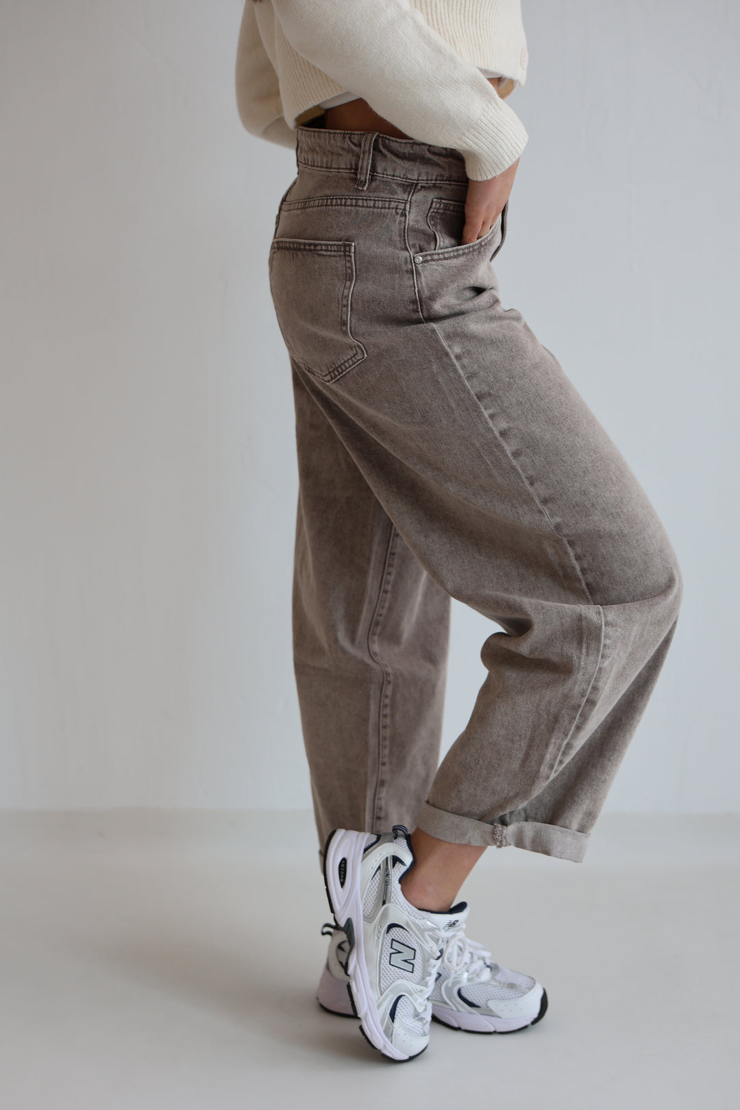 Barrel Fit Cocoa Shades Jeans