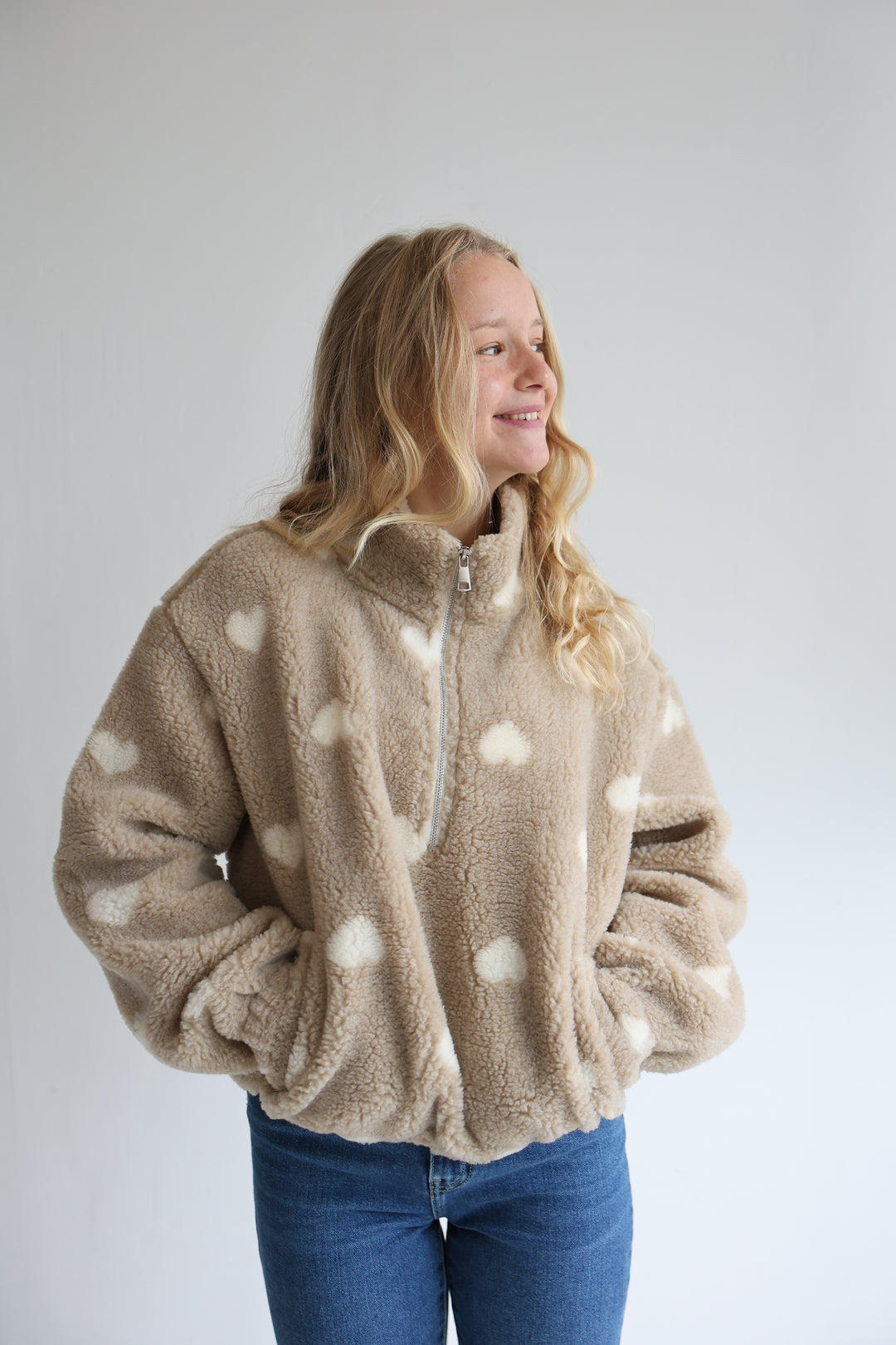 Teddy Zipper Warm Heart