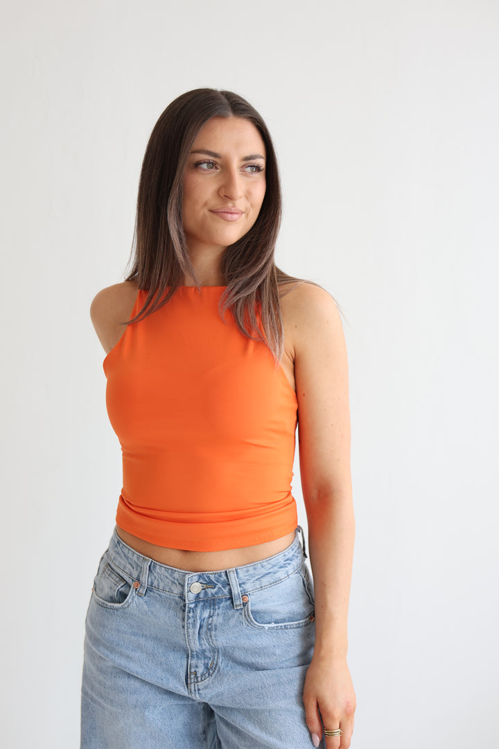 Top mit Spaghettiträgern Fenja