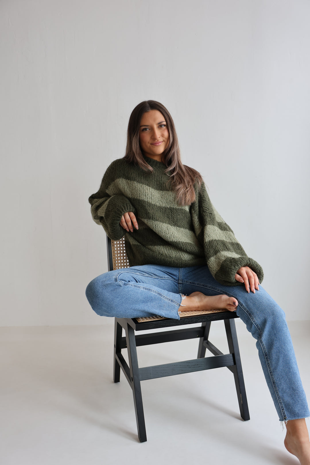 Fluffy Blockstripes Pullover Hannah