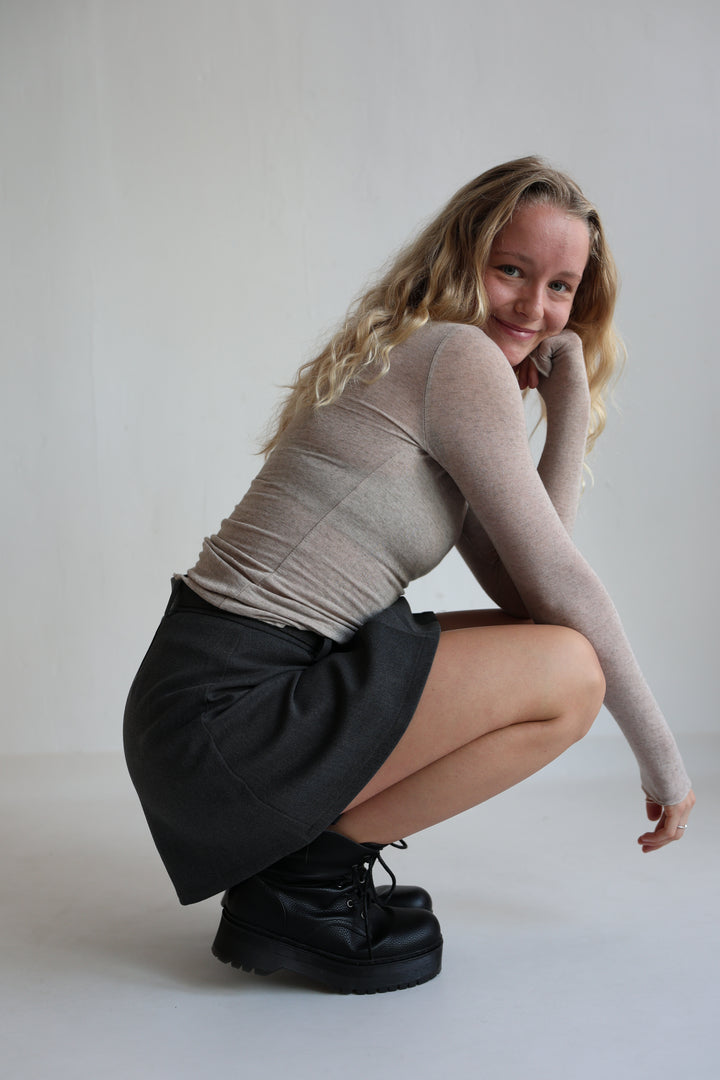 Kurzer Hosenrock mit Gürtel Britney