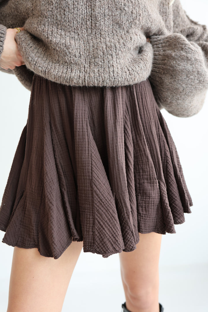 Volantrock aus Musselin Mila