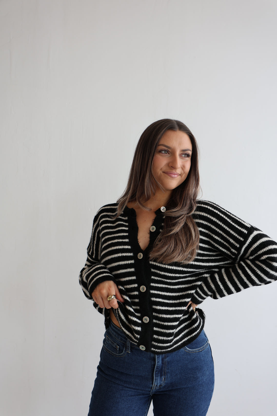 Gestreifter Cardigan Josephine