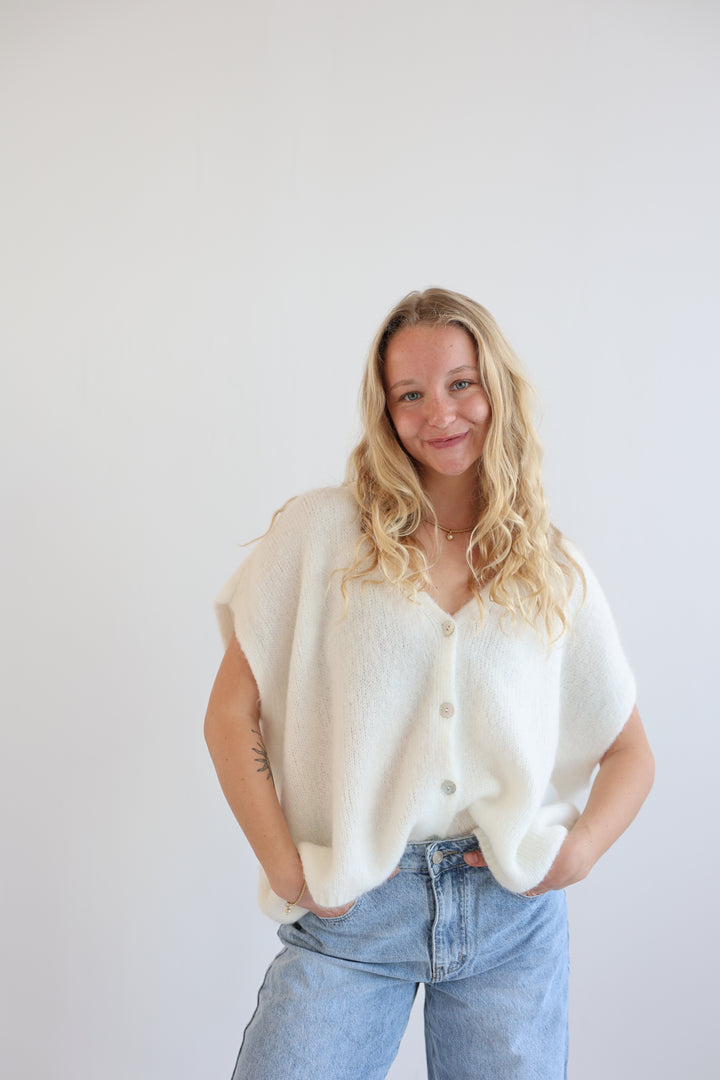 Lockere Pullunder-Weste Gina