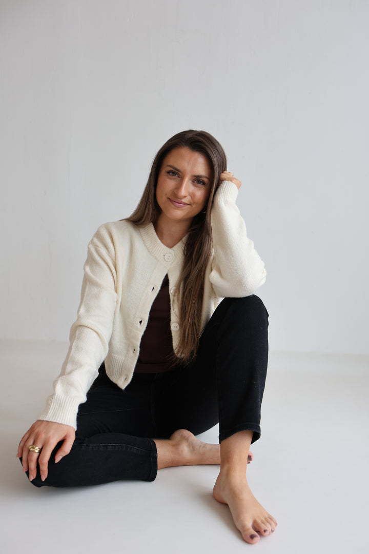 Cropped Cardigan Cozy Snuggle