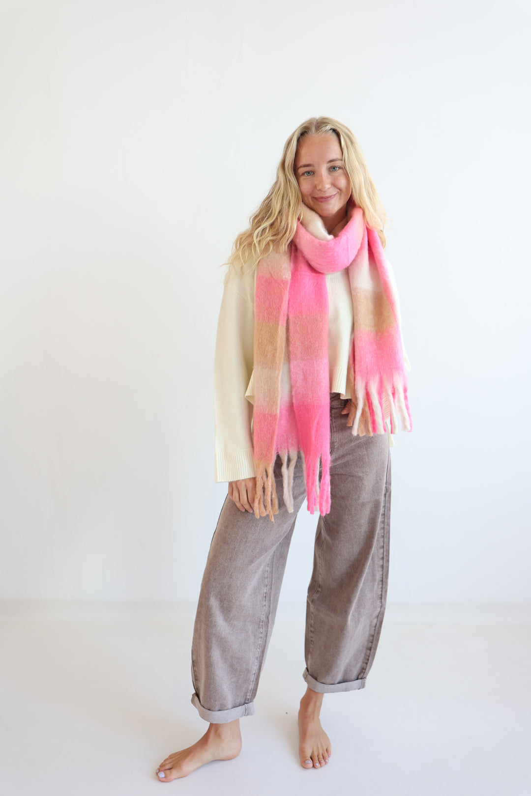 Cotton Candy Cozy Scarf