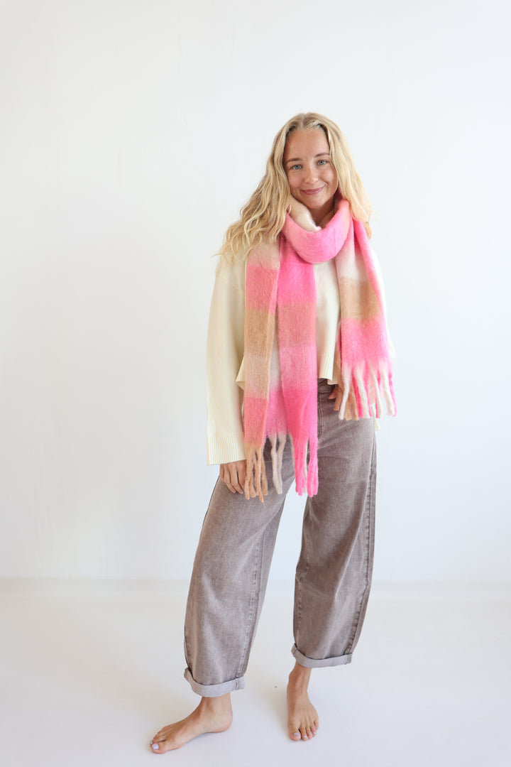 Cotton Candy Cozy Scarf