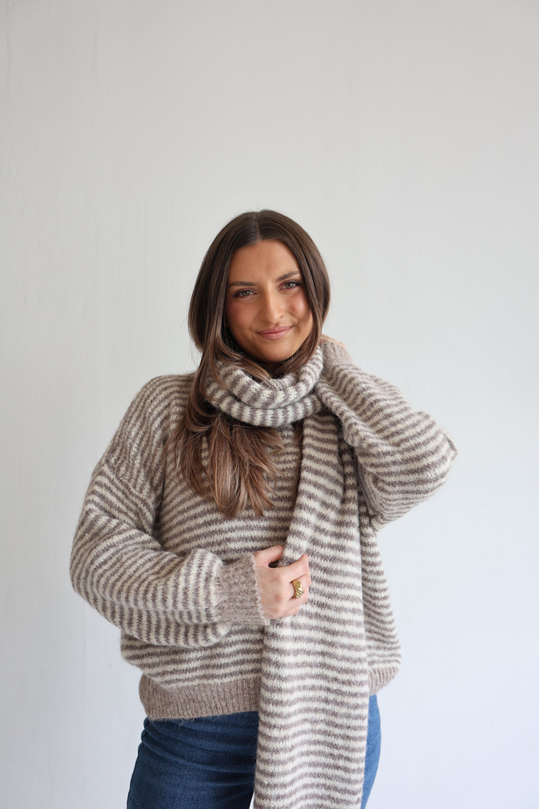 Gestreifter Schal Moodline
