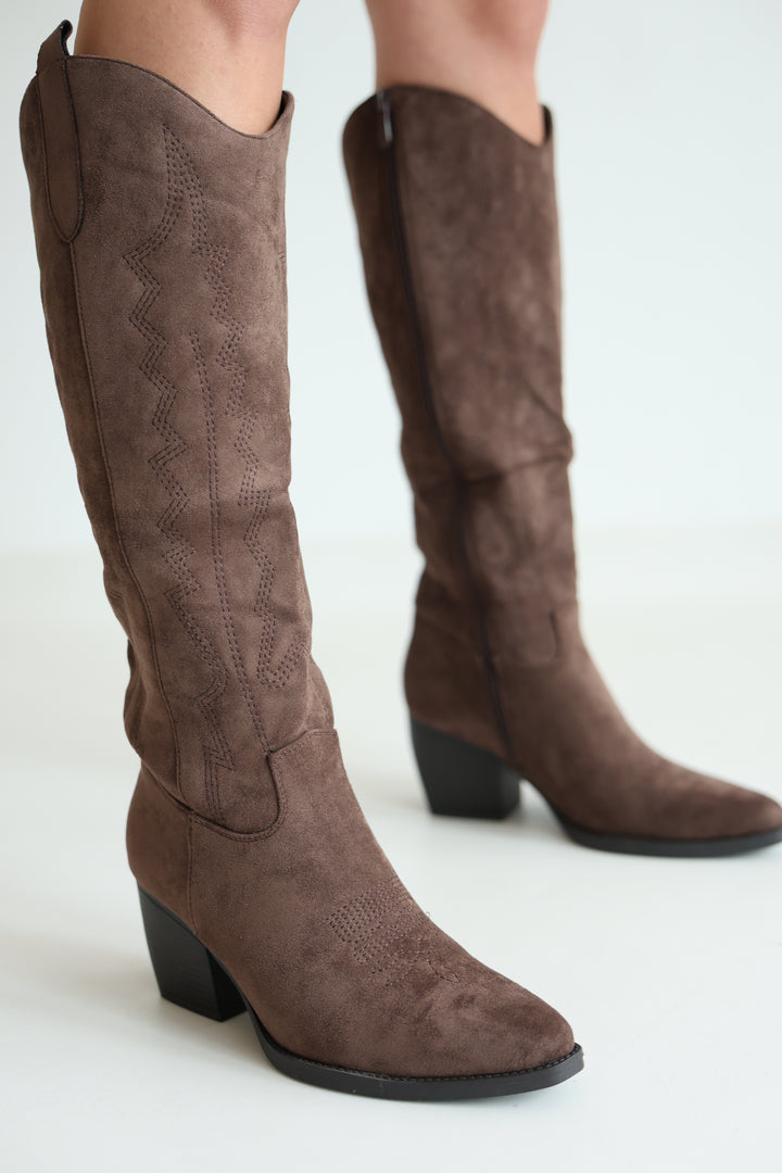 Cowboy Boots Vintage Mocca