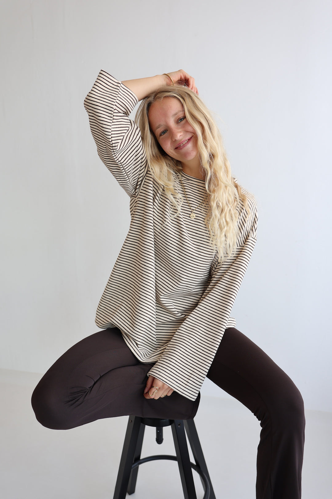 Gestreiftes Longsleeve Striped Soul