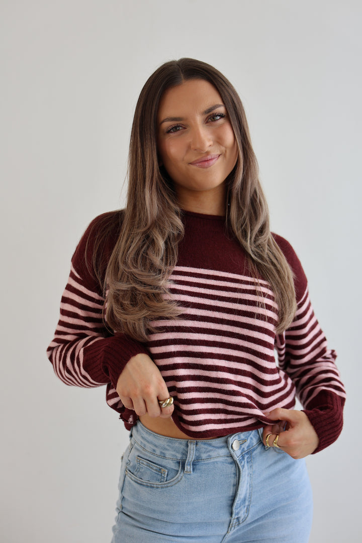 Gestreifter Pullover Nora