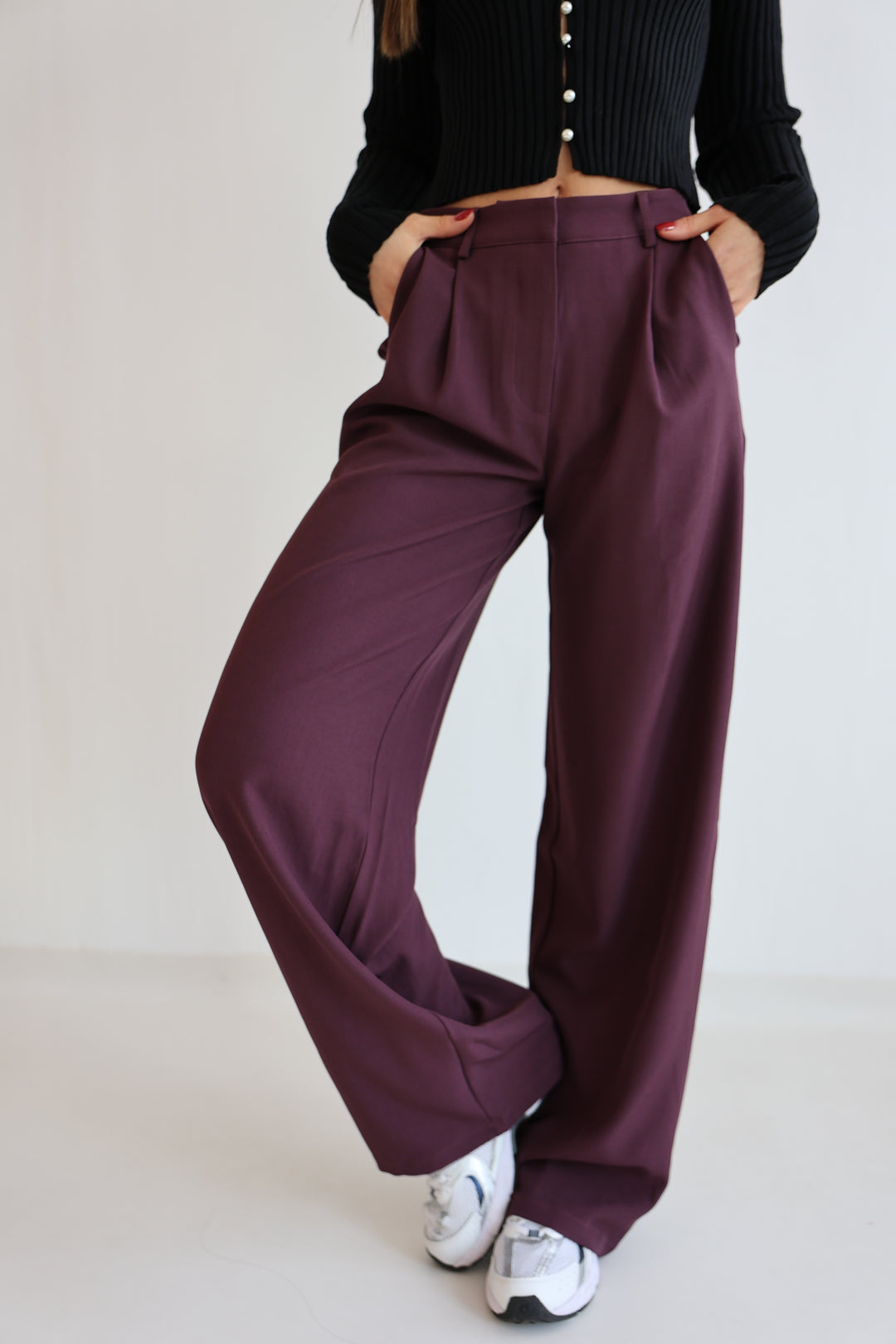 Bundfaltenhose Casual Look