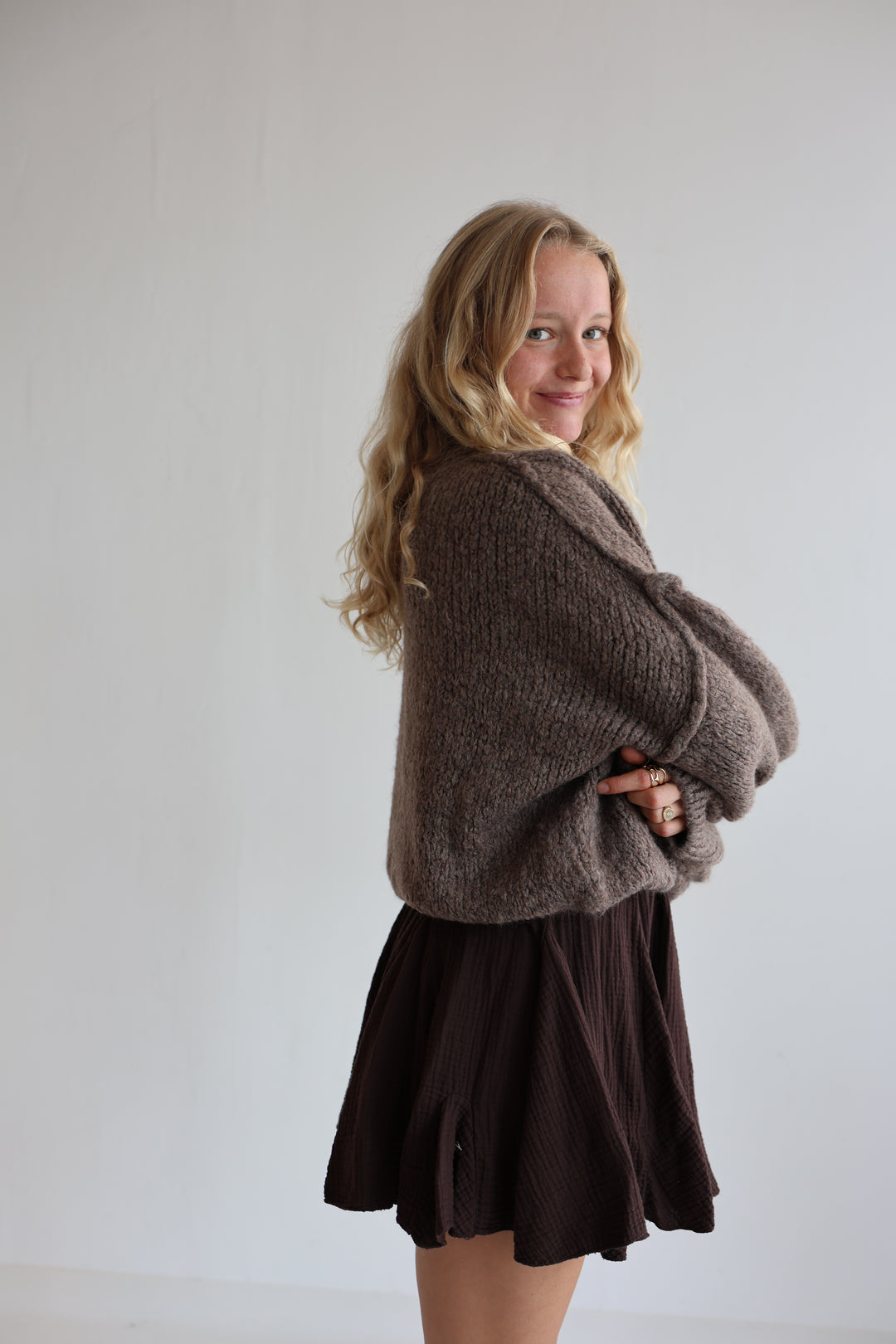 Volantrock aus Musselin Mila