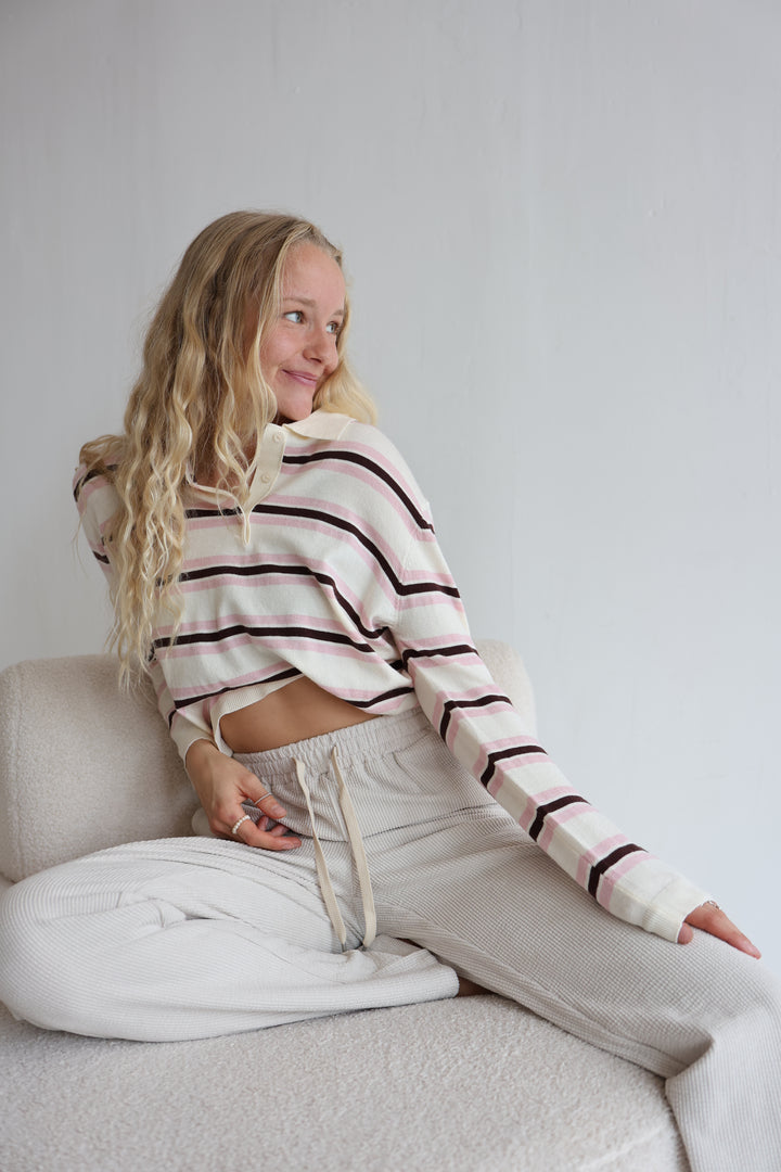 Fine Stripes Long Polo