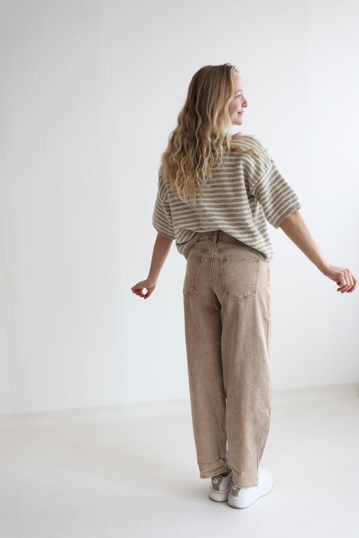 Barrel Fit Cocoa Shades Jeans