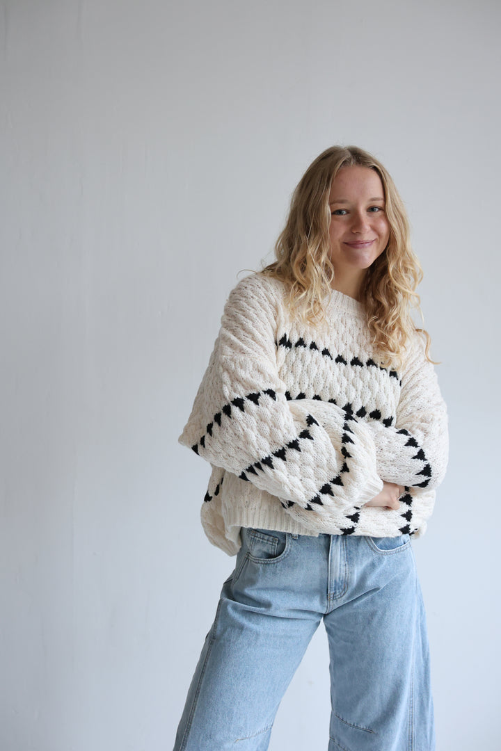 Bubble Knit Pullover