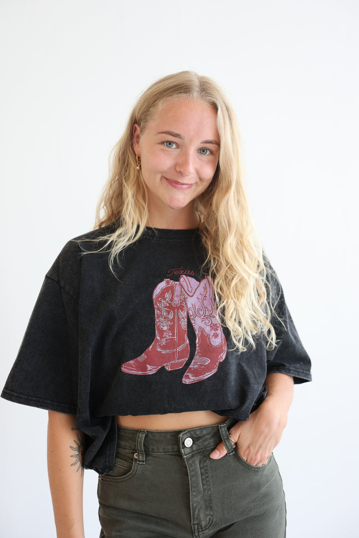 Western Boots Relaxed Fit Tee