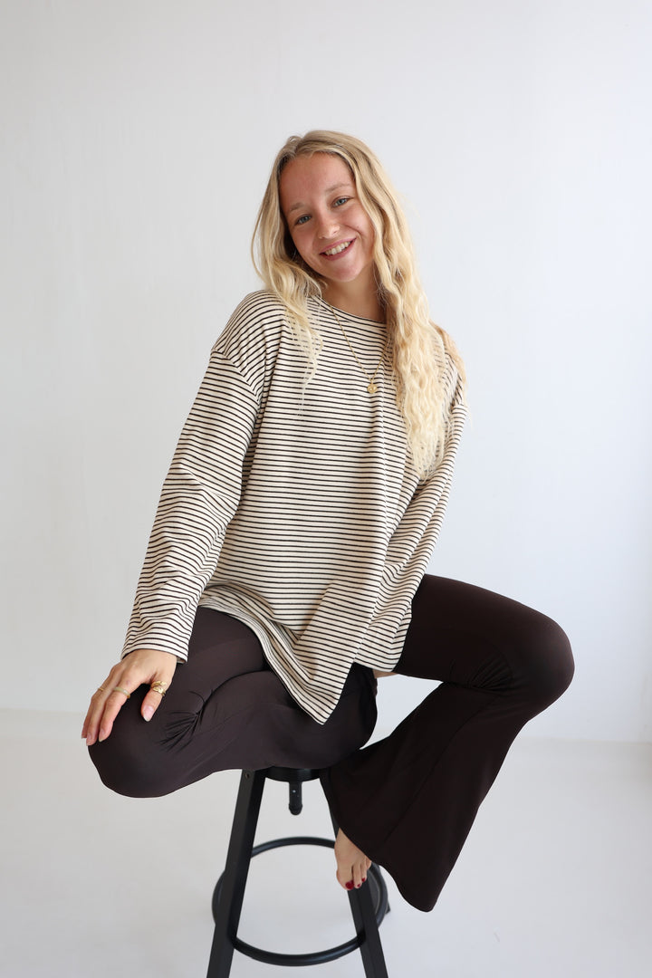 Gestreiftes Longsleeve Striped Soul