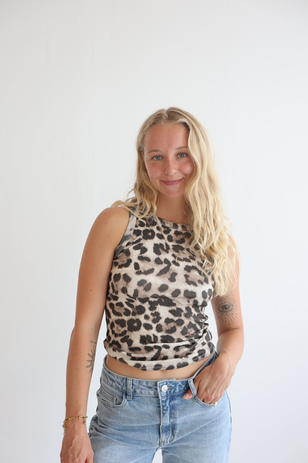 Animal Print Leopard Tank Top
