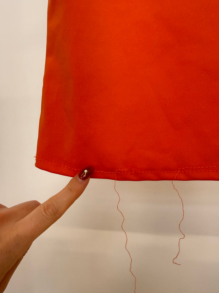 TOP MIT SPAGHETTITRÄGERN FENJA ORANGE S/36 (B-WARE)