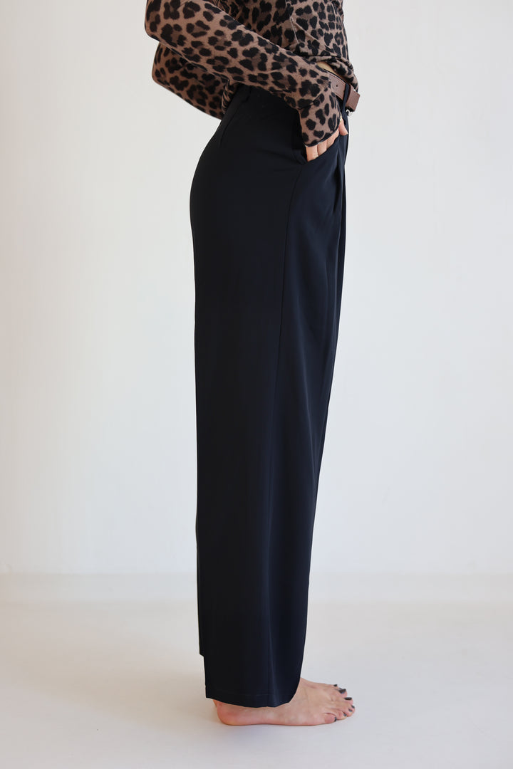 Bundfaltenhose mit Gürtel Anna