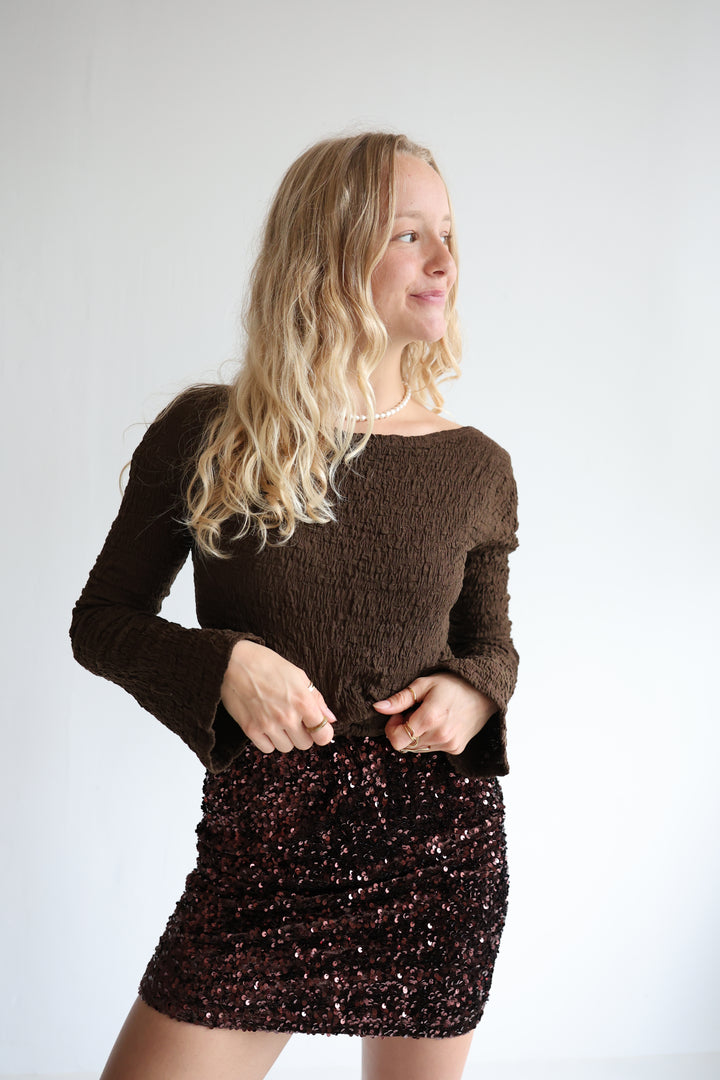 Longsleeve mit Struktur Ina