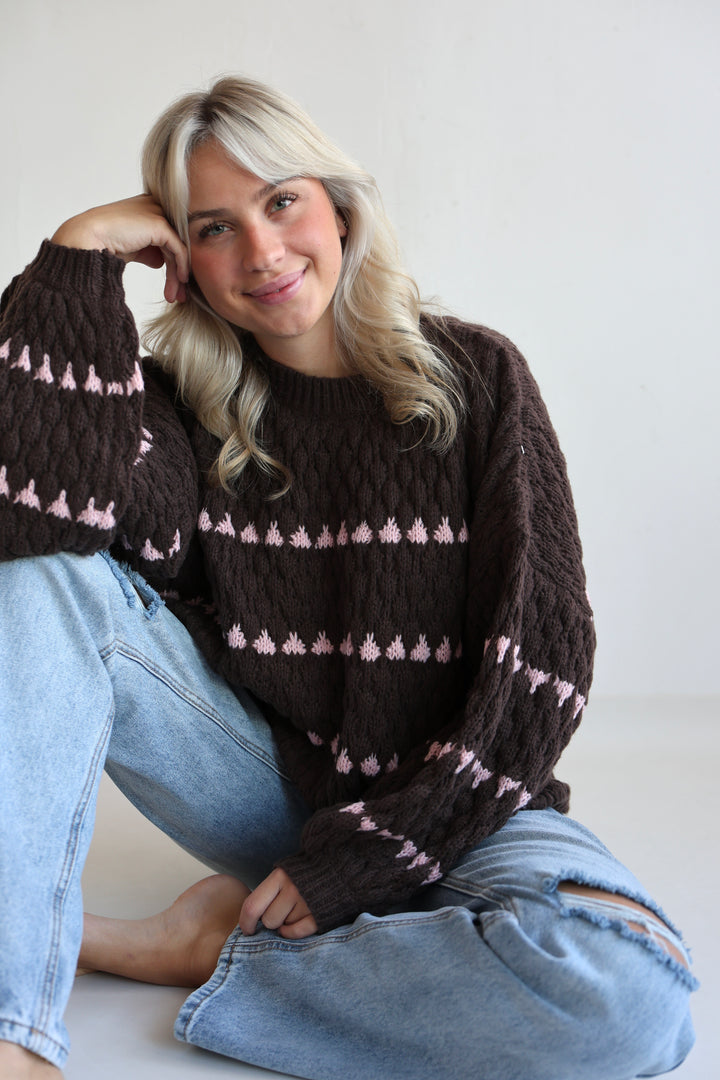 Bubble Knit Pullover