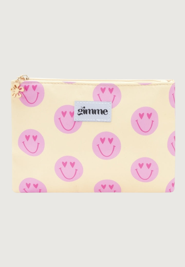 Kosmetiktasche Pink Smiley
