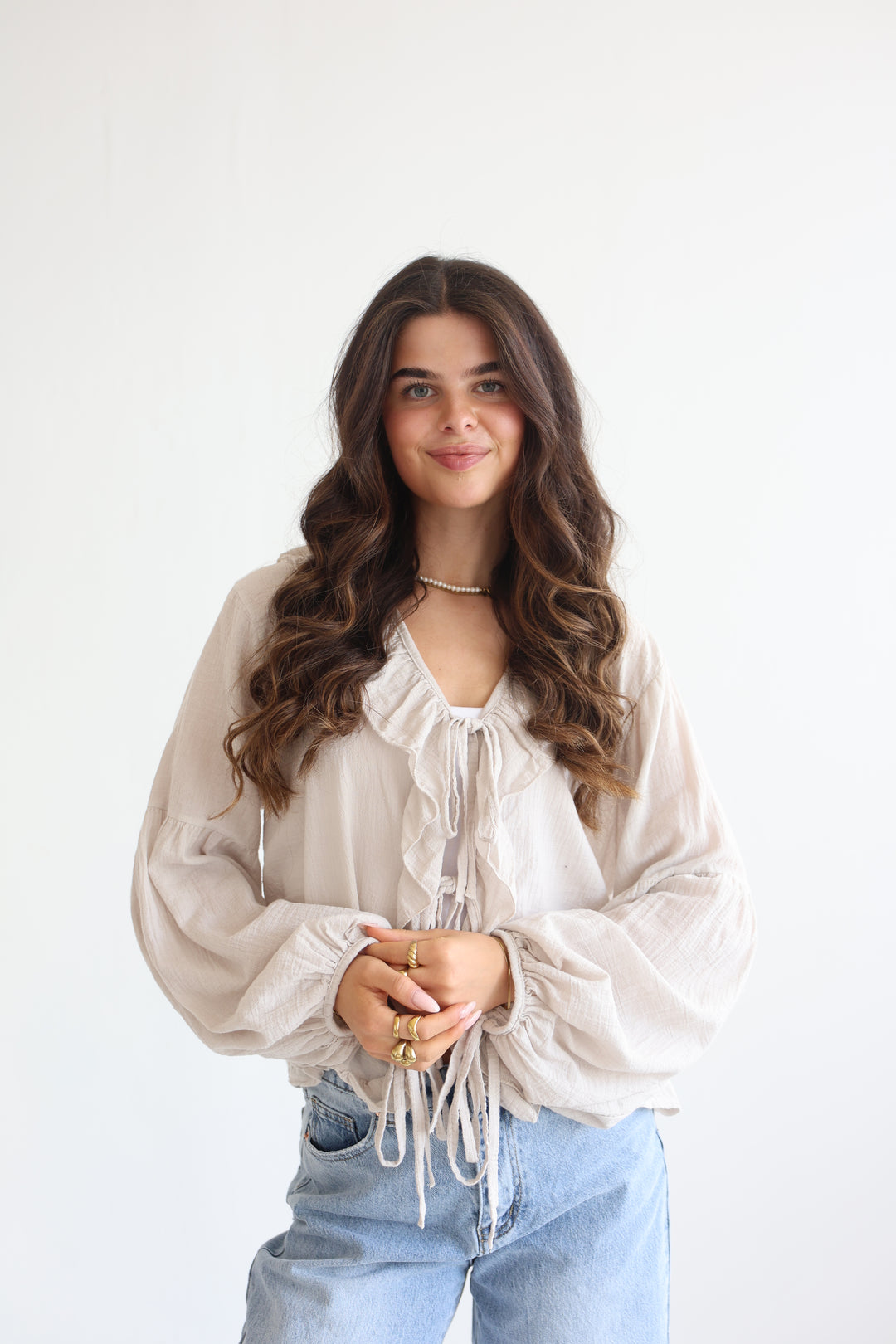 Rüschenbluse Leyla