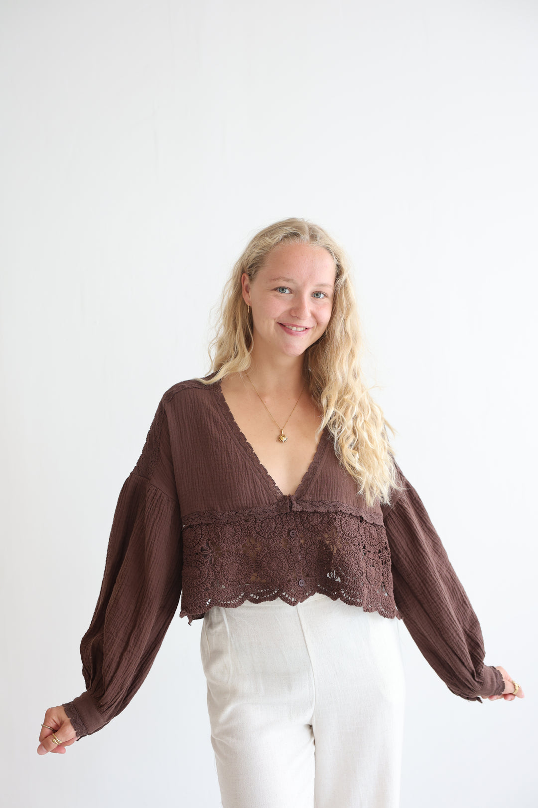 Crochetbluse Palma